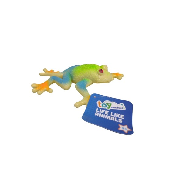 Frog Toad Life-Like Realistic Squishy Stretchable Figure Squeeze Toy Squeezable - Picture 16 of 16